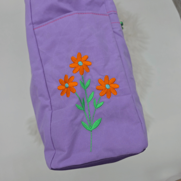 Große Umhängetasche Blumenwiese